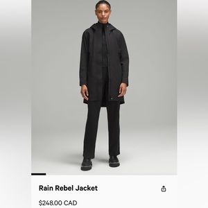 Lululemon rain rebel jacket